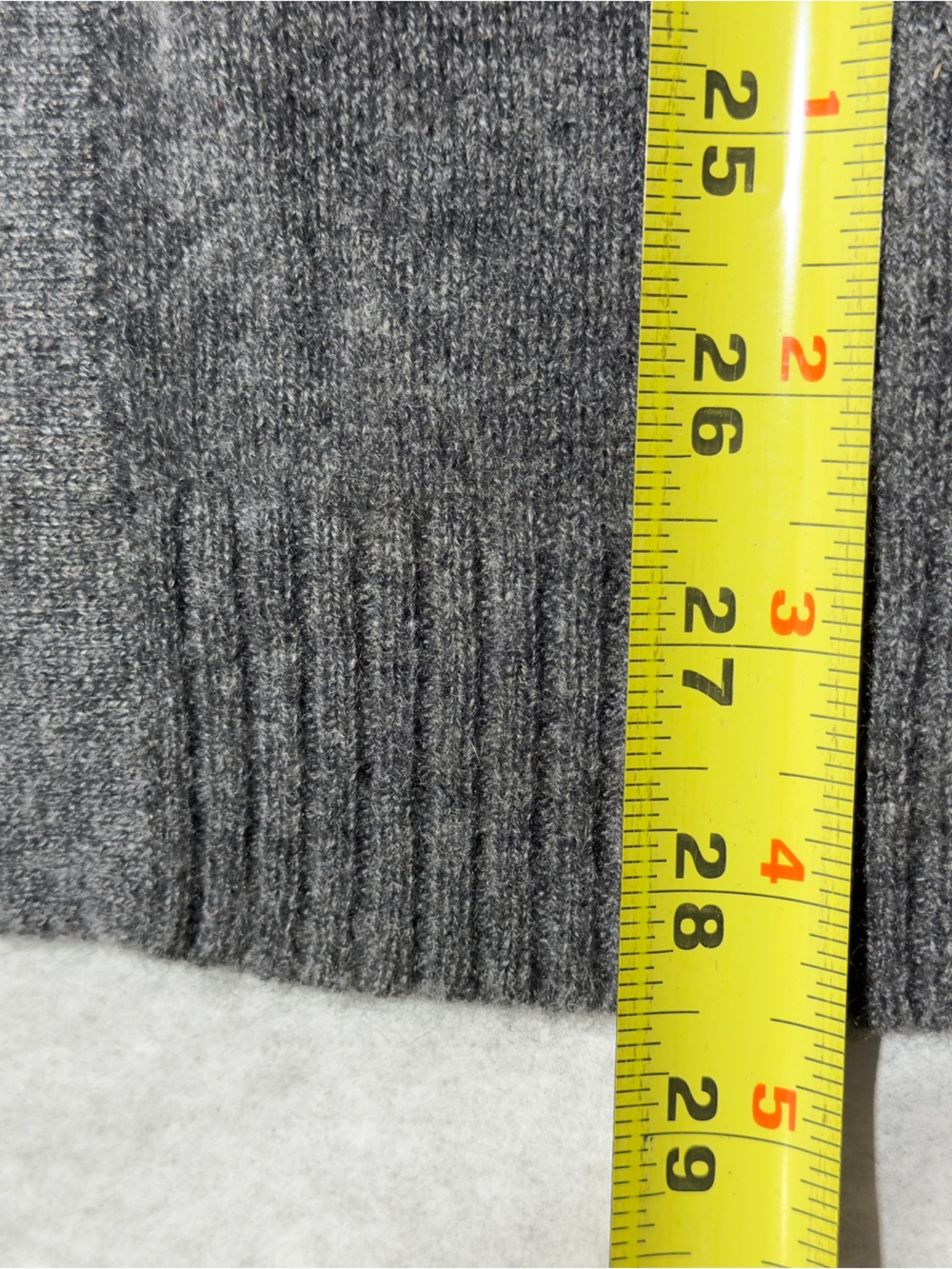 Charter Club Cashmere Cardigan Sweater Open Front M 2Ply Gray Luxury *Read* - Picture 6 of 10